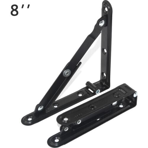 2pcs Wall Mounted Furniture Brackets Triangle Display Hinge Cupboard Stand Counter Expansion Holder Bracket