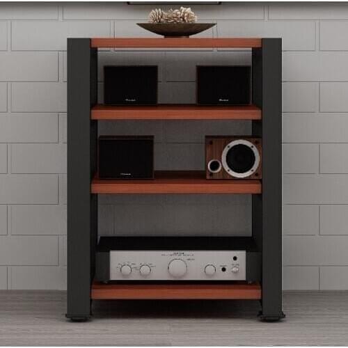 2Layer Amplifier cabinet amplifier rack amplifier cabinet audio rack 234 layer audio equipment rack solid wood KTV metal