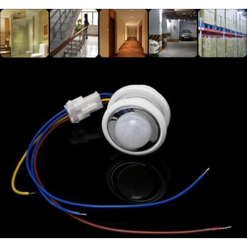 40mm LED PIR Detector Infrared Motion Sensor Switch with Time Delay Adjustable