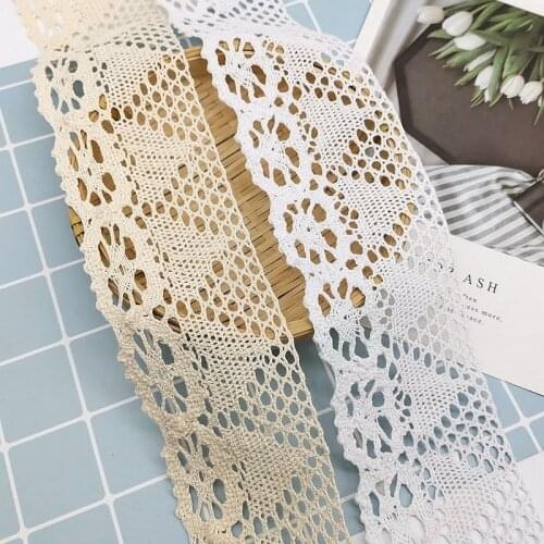 5Yards Lace Ribbon Pastel Ribbon Lace Trim Roll Ribbon for Sewing Making,Gift Wrapping and Bridal Wedding Decorations