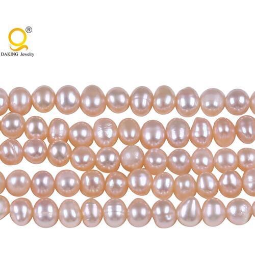 AA Grade 4-5mm Potato freshwater Pearl DIY Necklace Bracelat Jewelry Making Potato Shape Cultured Loose Beads Strand
