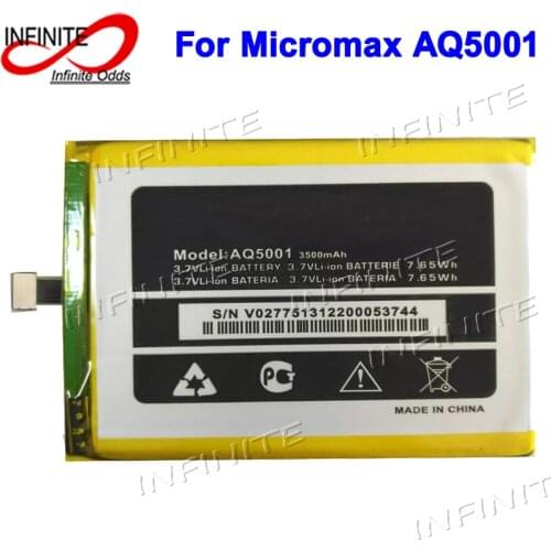 For Micromax AQ5001 Battery 3500mAh Accumulator