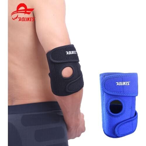 1 Piece Adjustable 1 PCS Elbow Support Pads With Spring Supporting Codera Protector Sports Safety For Ciclismo Gym Tennis