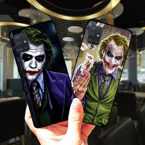 Dark Knight Joker Karta Soft TPU Silicone Case Cover For Samsung A51 A71 A01 A10 A11 A21S A30 A31 A40 A41 A50 A60 A70 A30S A50S