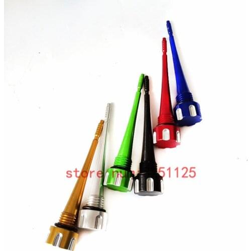 CNC for Off road motorcycle ATV quad dirt pit monkey bike refit parts oil ruler Universal 110-140cc horizontal engine oil gauge