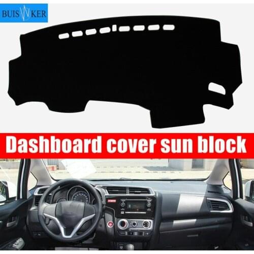 For honda fit 2014-2018 dashboard mat Protective pad Shade Cushion Photophobism Pad car styling accessories