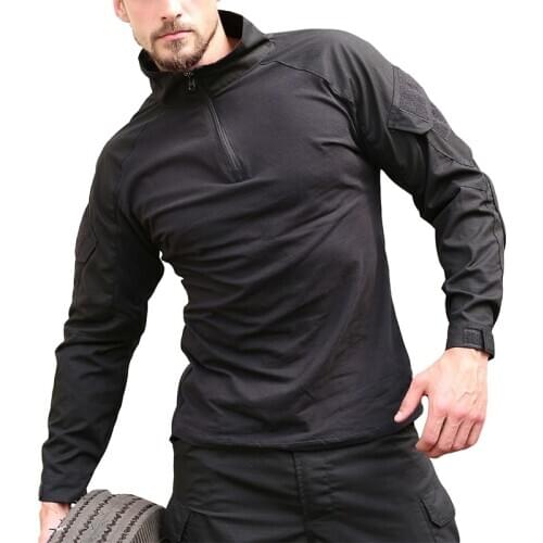 Refire Gear Spring Autumn Sports Outdoor T-shirt Long Sleeve Tactical Military Army Shirts Man Hunting Climbing Breathable Shirt