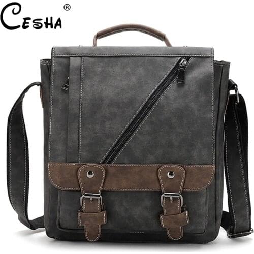 Luxury Leather Men Vintage Shoulder Bag Durable Soft leather Men Casual Handbag High Quality Men Messenger Crossbody Bag