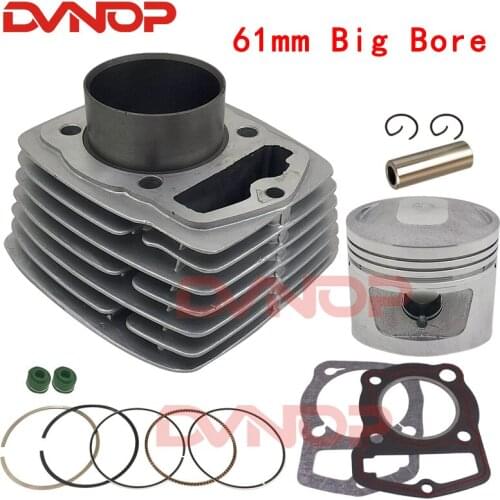 61mm big bore for Motorcycle Cylinder For Honda CB125S CL125S XL125 SL125 CB CL XL SL 125 125S 76-85 Accessorie