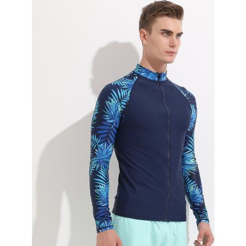 Mens UV Protection Quick Dry Compression Rash Guard Shirt Baselayer Running Yoga Rashguard Tops Men Water Sports Blouse