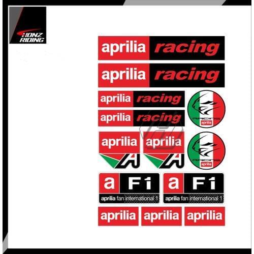 For Aprilia Racing RSV RS Tuono SR50 Motorcycle Decals Set Fairing Helmet Sticker