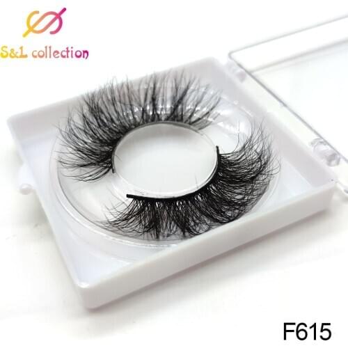 Wholesale natural lashes mink 3D 5D makeup beauty cosmetics eye lashes square glitter false eyelash packaging custom logo