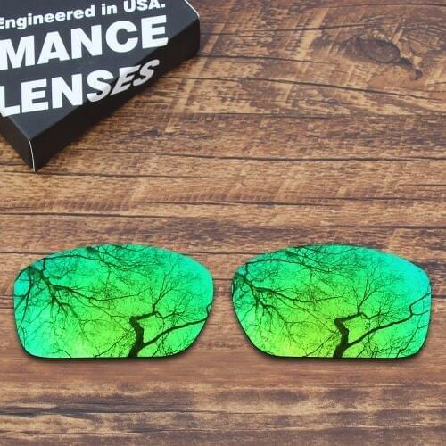 ToughAsNails Polarized Replacement Lenses for Oakley Scalpel Sunglasses Green Mirrored Color (Lens Only)