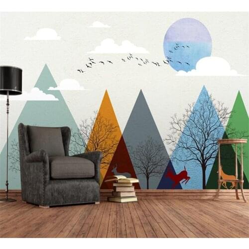 Beibehang Wallpaper Balcony Roman Column Green Leaf Photo Wall paper Modern Mediterranean Mural Large House Decorative Wallpaper