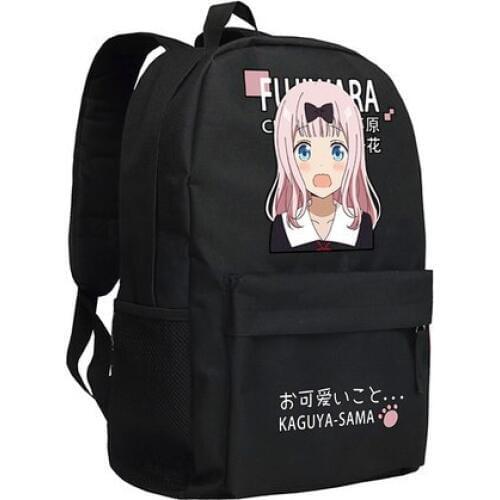 Anime Kaguya-sama: Love Is War Kaguya Shinomiya Backpack Fashion Oxford SchoolBag Unisex