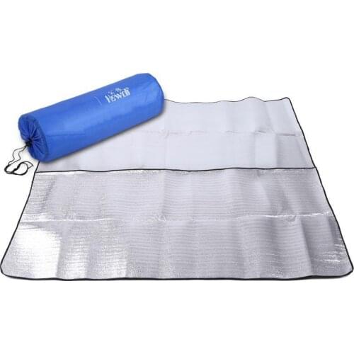 Hewolf Foldable Folding Mattress Mat Pad Waterproof Aluminum Foil Tent Ground Sheet Outdoor Camping Mat Picnic Mattress Tents