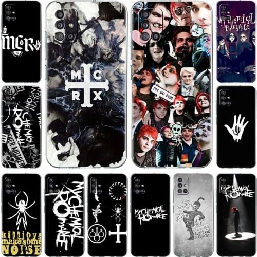 Stylish Smartphone Case for Samsung Galaxy A51 A71 A21s A31 A12 A72 A32 Back Soft Cover A52 5G Funda Band My Chemical Romance