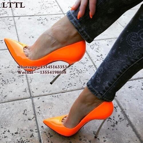 New Brand Shoes Woman High Heels Women Pumps Stiletto Heel Womens Shoes Pointed Toe High Heels Wedding Shoes size 35-42