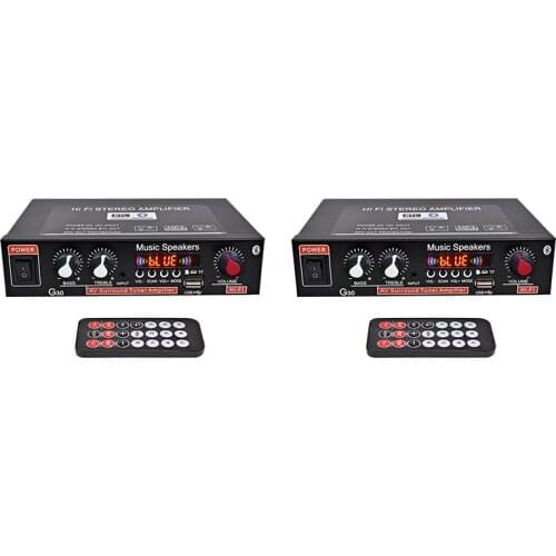 G30 Bluetooth Power Amplifier,Portable Digital Power Audio Amplifier Stereo AMP for Amplified Subwoofer Speaker