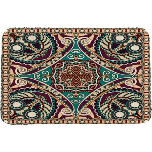 Ethnic Style National Customs Rug Hallway Carpets and Rugs for Bedroom Living Room Carpet Kitchen Bathroom Anti-Slip Floor Mats