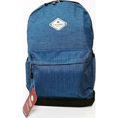 2021 New Unisex school Backpack Womens Mens Shoulder bag Waterproof 14" Blue notebook Large Capacity 3 Zippered Made in TURKEY