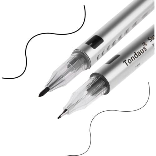 1PC Tattoo Eyebrow Marker Pen +1PC Ruler Microblading Tattoo Eyebrow Skin Marker Pen With Measure Measuring Ruler Hot Sale