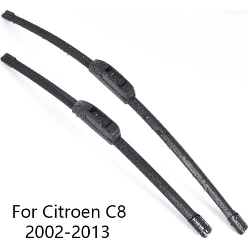 Car Windshield Wiper Blades for Citroen C8 form 2002 2003 2004 2005 2006 2007 2008 2009 to 2013 Car Windscreen wiper Rubber