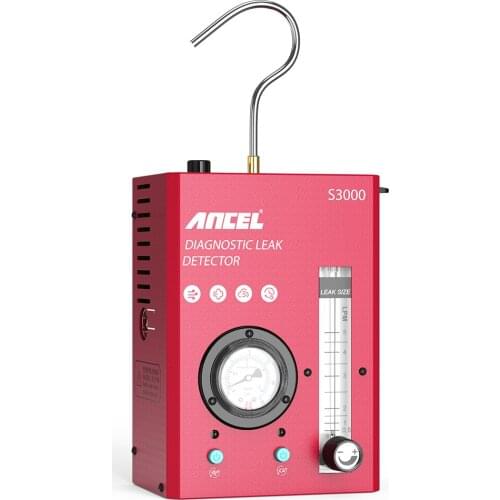 ANCEL S3000 Automotive Motorcycle Smoke Leak Detector Tools Vacuum Leakage Diagnostic Tool Car Pipe Systems Leakage Analyzer