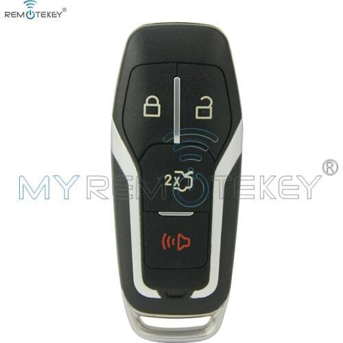 Smart remote key case 4 button 164R8109 for Ford Edge Escap Explorer Fusion 2015 2016 2017 M3N-A2C31243800 key shell Remtekey