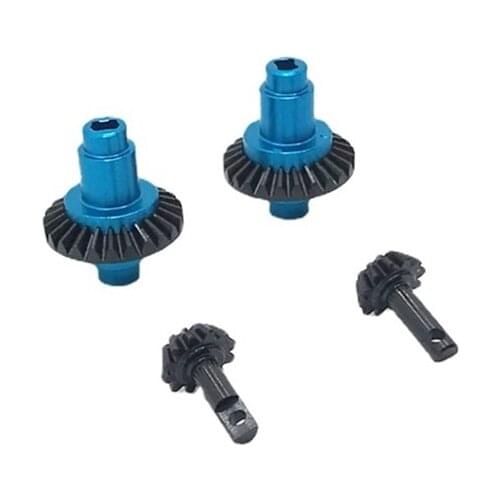 2 Set Metal Front Rear Axle Gear Differential for XIAOMI Suzuki Jimny 1/16 RC Car Upgrade Parts Modified Accessories