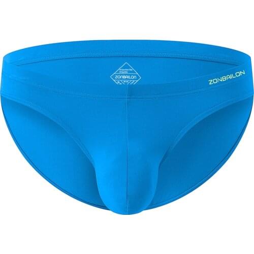 Mens Briefs Underpants Bamboo Breathable Stretchy Mens Briefs Bulge Solid Color Mens Briefs Case Underwear Man Panties Lingerie