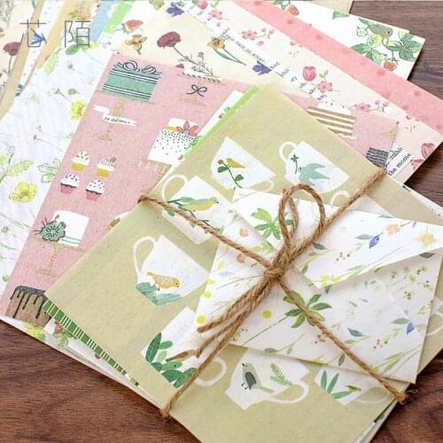 15pcs/Pack European Garden Styles Scrapbooking Background Paper DIY Hobby Photo Card Decoration Craft Pack Making