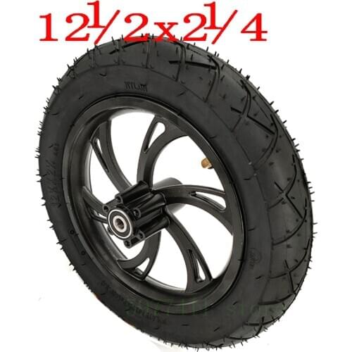 12 1 / 2x2 1 / 4 Wheel Tyre Inner Tube And Rim Set Suitable For 12 Inch Electric Scooter Electric bicycle Folding Bicycle