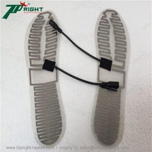 PET shoe insole heaters for heating pad insole , drying and keep shoe warm heating film