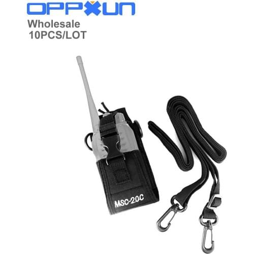 OPPXUN MSC-20C Multi-Function Two Way Radio Holder Holster Carry Case For Yaesu Icom Motorola TYT baofeng UV-5R UV-82 BF-888S