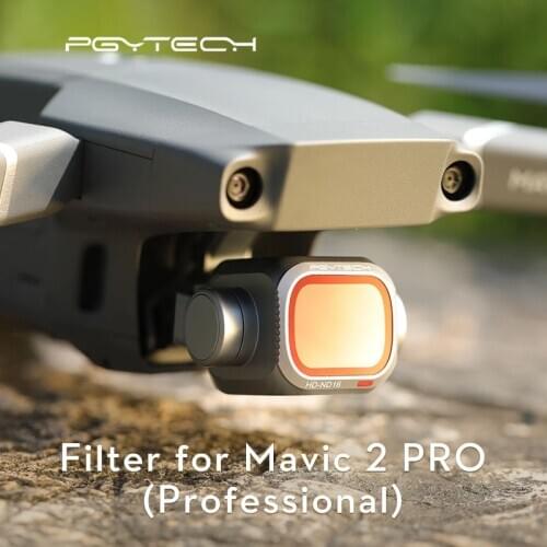 PGYTECH DJI Mavic 2 Pro Filters Drone Camera Lens Filter ND4 MRC-CPL UV Filter Kit ND8 16 32 64 ND Filters for Mavic 2 Pro Drone