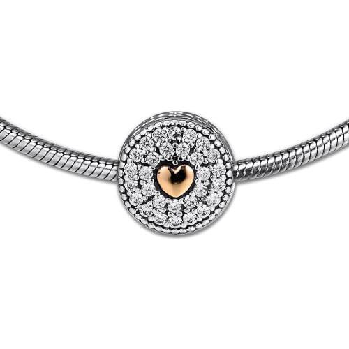 Fits for Pandora Charms Essence Bracelets Affection Rose Essence Beads 100% 925 Sterling Silver Jewelr Free Shipping