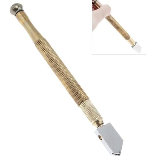 Glass cutter Multifunctional Metal Diamond Roller Pencil Oil Feed Carbide Tip Tool for Glass Cutting Hand Tools
