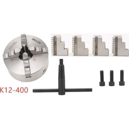 SAN OU K12-400 High Accuracy 4-jaw self-centering chuck For Mechanical Lathe For Drilling Milling Machine