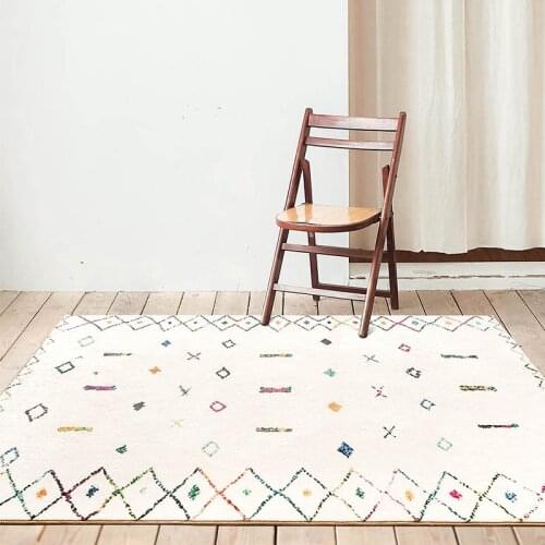 Nordic Morocco Thick Carpets For Living Room Soft Home Carpet Bedroom Bedside Coffee Table Rug Floor Mat Study Dining Room Rugs