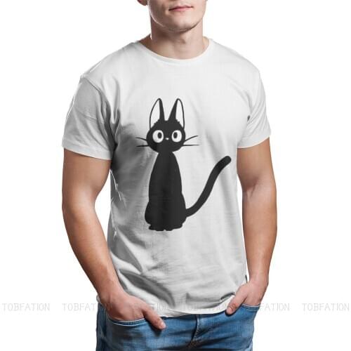 Kiki Delivery Service Mans TShirt Studio Ghibli Totoro Hayao Miyazaki Spirited Away Anime Short Sleeve Cotton T Shirt Gifts