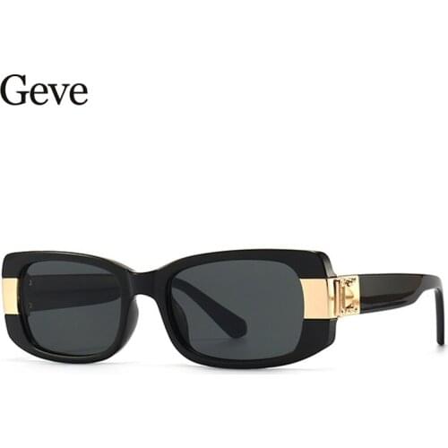 Retro Vintage Sunglasses Men Fashion Brand Rectangle Small Party Sun Glasses Female New Design Travel Eyewear Shades Lady UV400