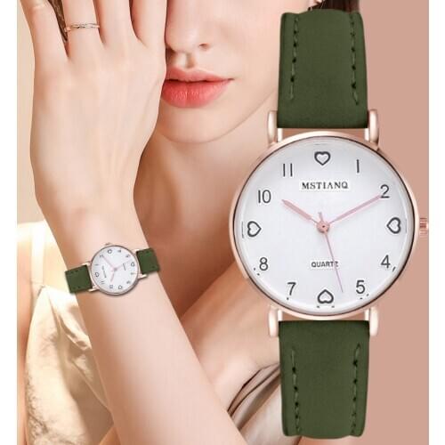 2020 New Watch Women Simple Fashion Casual Small Dial Womens watches Leather Strap Quartz Clock Wrist Watches Gift Reloj mujer