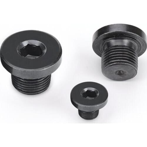 1/8"-2" BSPP Male Carbon Steel End Plug Cap With Flange Hex Socket Hydraulic