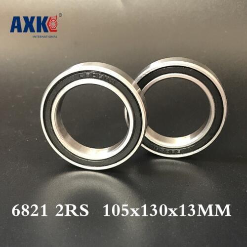 2021 Hot Sale Time-limited Steel Rolamentos 6821 2rs Abec-1 105x130x13mm Metric Thin Section Bearings 61821 Rs 6821rs
