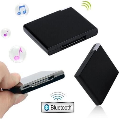 30 Pin Wireless Bluetooth A2DP Music Receiver Audio Adapter Dock For iPhone iPod