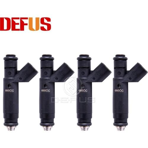 4 PCS Black High Flow C283808011 108191 Fuel Injector For Gasoline Car 660CC Nozzle Auto Spare Part Car-styling New Engine Hot