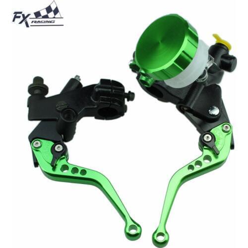 7/8" For Kawasaki ZR550 ZR 550 ZEPHYR B2-B 1991 - 1998 Motorcycle Master Cylinder Reservoir Brake Clutch Lever Hydraulic Brake
