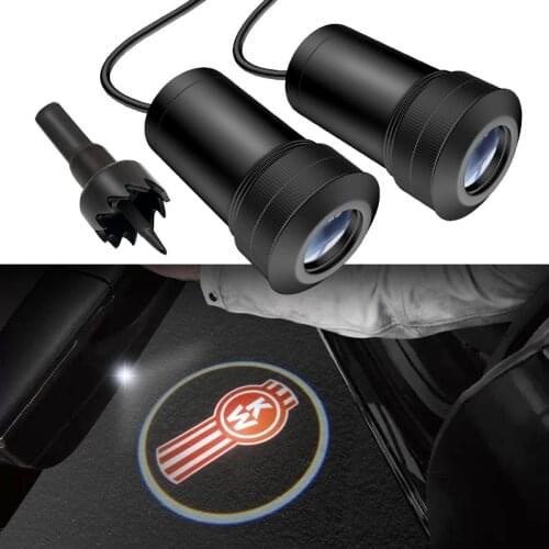 AEING 2pcs Welcome Ghost Shadow Lights LED Courtesy Door Projector Lamps fit For KENWORTH