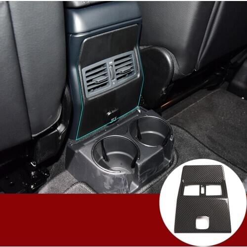 Car Interior Accessories For Mercedes Benz G Class W463 2007-18 ABS Carbon Fiber Rear Air Condition Outlet Vent Frame Cover Trim